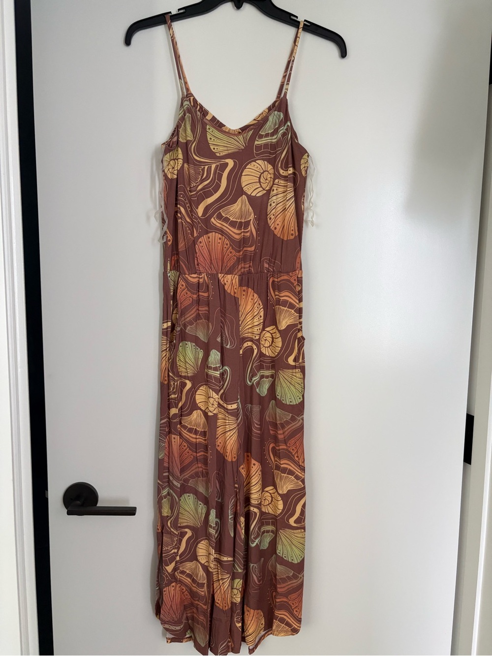 Fighting Eel Romper with pockets and split hem